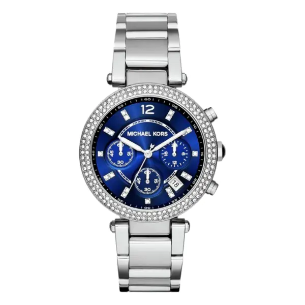 Michael Kors Parker Quartz Kronograf Stållänk Mörkblå