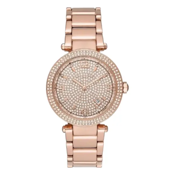 Michael Kors Parker Pavé MK6511 Quartz Roséguldfärgad Stållänk Roséguld