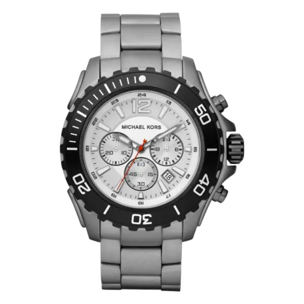 Michael Kors Drake Quartz Kronograf Titanlänk Vit