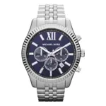 Michael Kors Mörkblå/Silver 45 mm