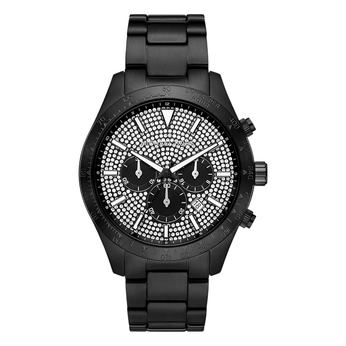 MK8899_1 Michael Kors Vit/Svart 46 mm - Bild 1