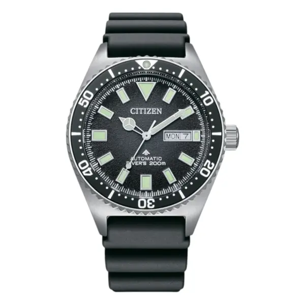 Citizen Promaster Mechanical Diver Automatic Gummiarmband Svart
