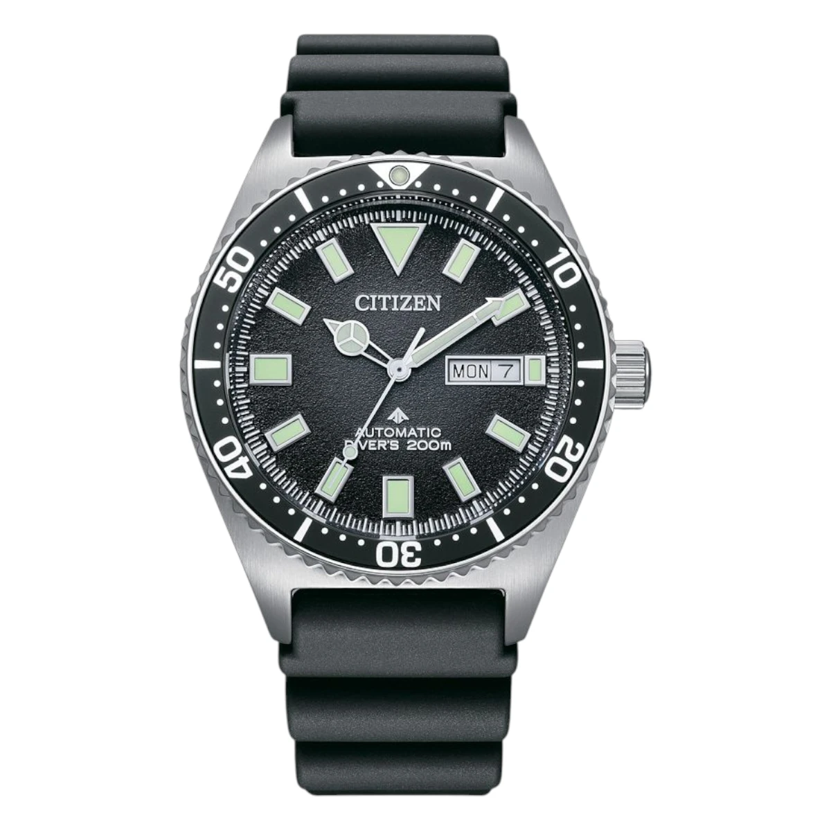 NY0120-01E_1 Citizen Promaster Mechanical Diver Automatic Gummiarmband Svart