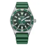 Citizen Promaster Mechanical Diver Automatic Gummiarmband Grön