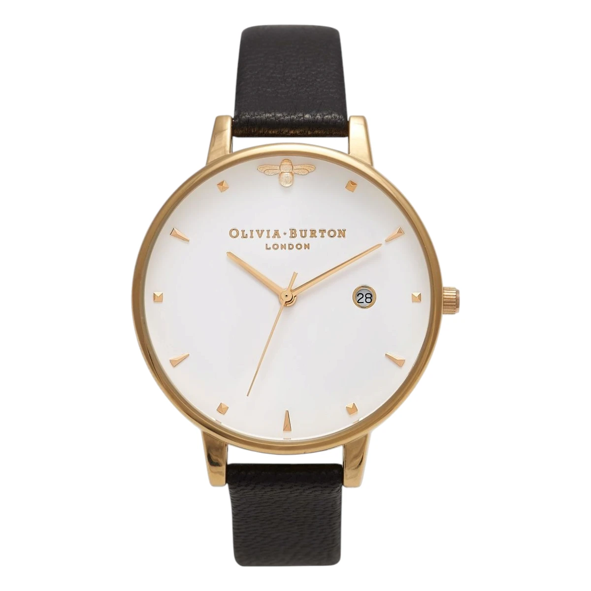 OB16AM86_01 Olivia Burton Queen Bee Quartz Vit - Bild 1