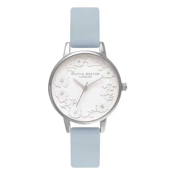 Olivia Burton Artisan Dial Quartz Läderarmband Vit, bild 2
