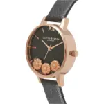 Olivia Burton Dancing Daisy Quartz Svart - Bild 3