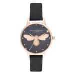 Olivia Burton Rainbow Lucky Bee Quartz Svart - Bild 3