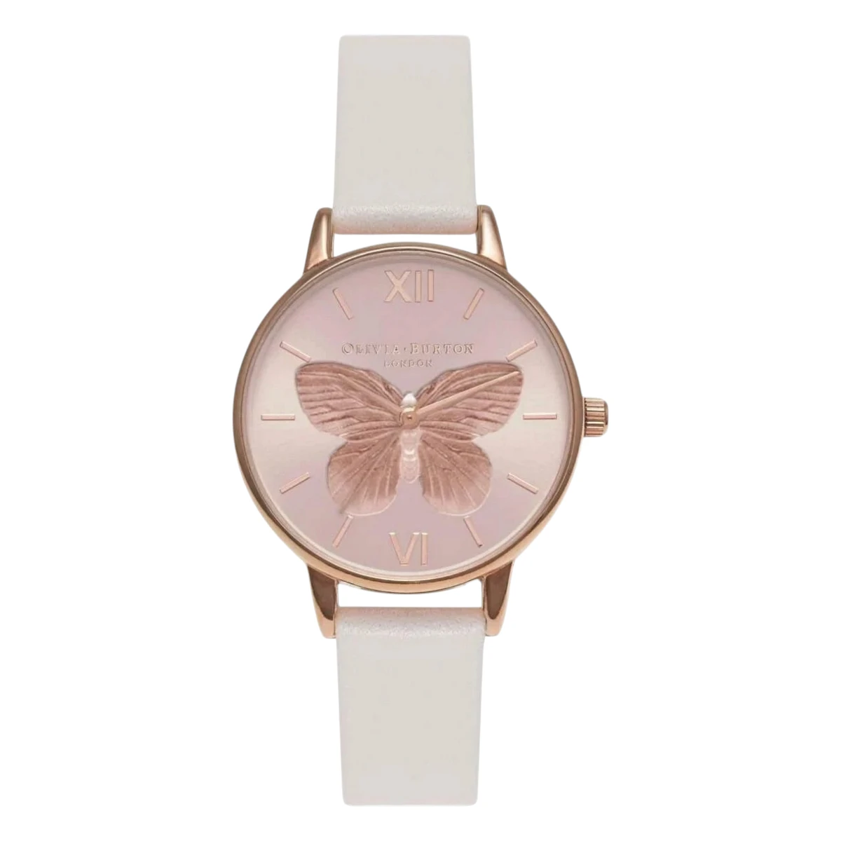 OB16MB16_01 Olivia Burton 3D Butterfly Quartz Rosa - Bild 1