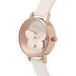 Olivia Burton 3D Butterfly Quartz Rosa - Bild 3