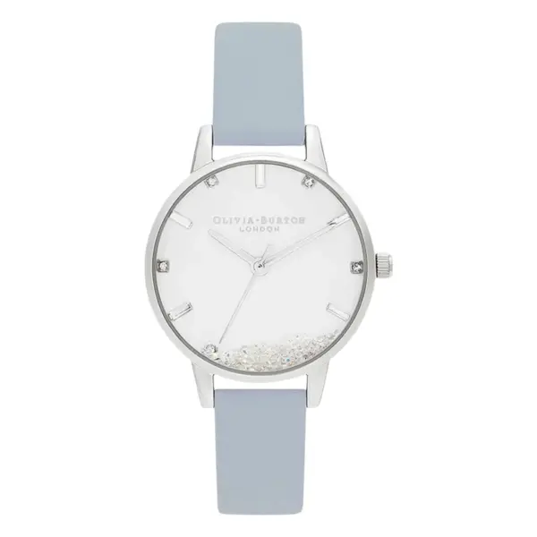Olivia Burton The Wishing Watch Quartz Syntetläderarmband Vit