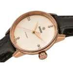 Rado Coupole Classic Automatic Diamanter Läderband Vit - Bild 2