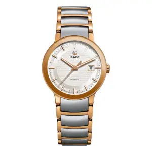 Rado Centrix automatisk med stållänk Vit