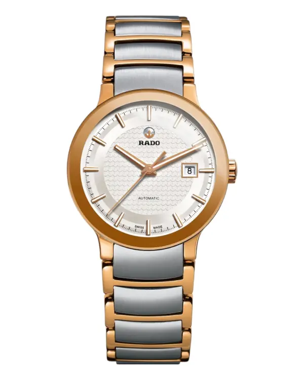 Rado Centrix automatisk med stållänk Vit
