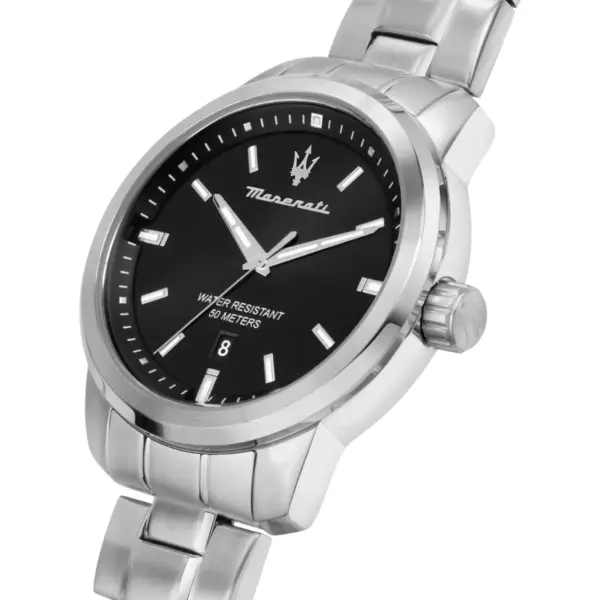Maserati Successo Datum Quartz Svart, bild 2