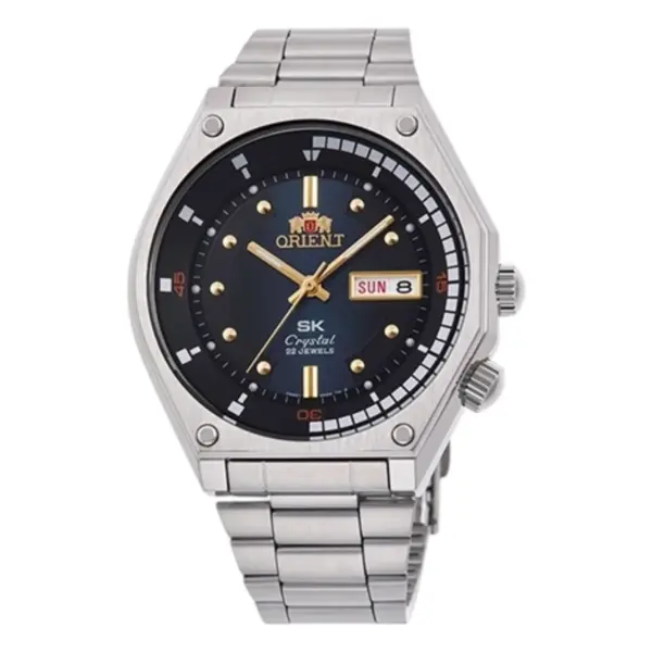 Orient Revival 70s SK Automatic Stållänk Blå