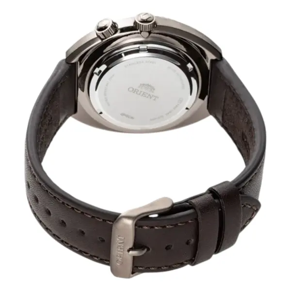 Orient Neo Classic Sports Automatic Roséguldfärgad Läderarmband Svart, bild 2