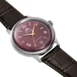 Orient Bambino Version 2 Automatic Läderband Röd, bild 2