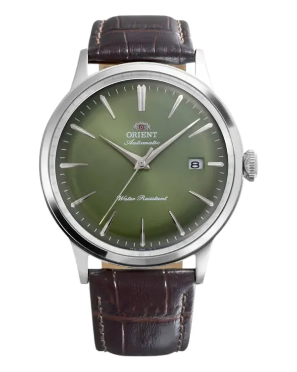 Orient Bambino Automatic Läderband Grön