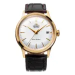 Orient Bambino 38 Automatic Läderband Vit