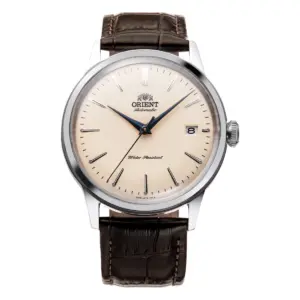 Orient Bambino 38 Automatic Läderband Champagne