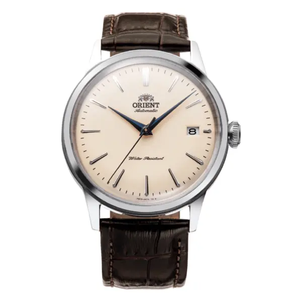 Orient Bambino 38 Automatic Läderband Champagne