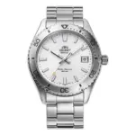 Orient Mako 40 Automatic Stållänk Vit