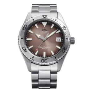Orient Mako 40 Automatic Stållänk Brun