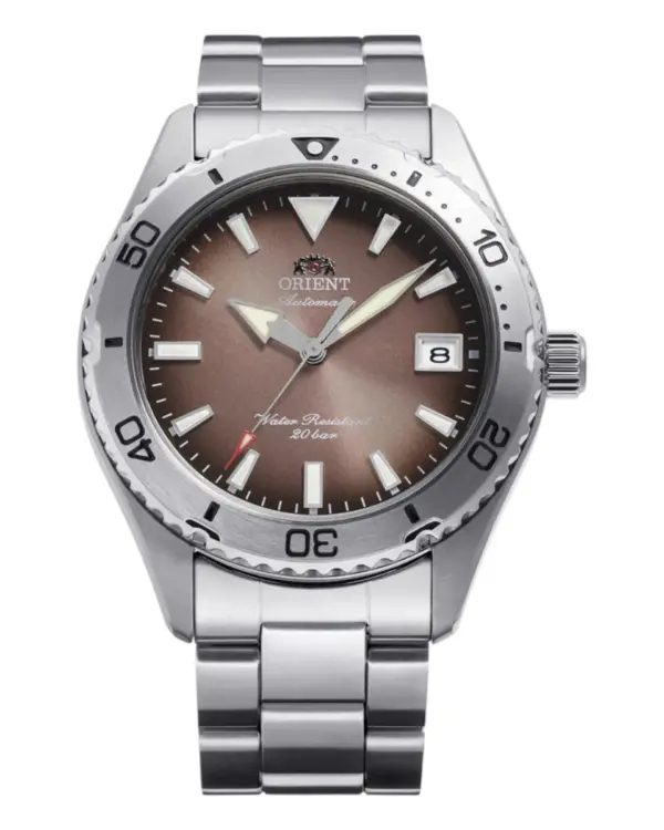 Orient Mako 40 Automatic Stållänk Brun