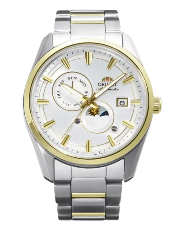 Orient Stretto Sun and Moon Automatic Silver