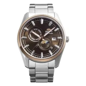 Orient Stretto Sun and Moon Automatic Brun