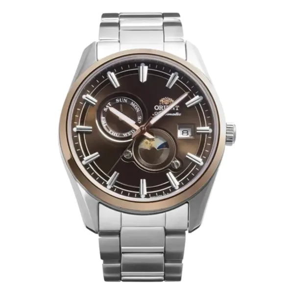 Orient Stretto Sun and Moon Automatic Brun