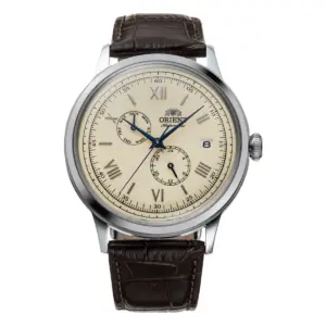Orient Bambino Multi-Dial Automatic Läderband Elfenben