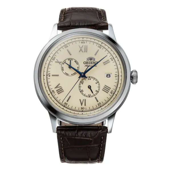 Orient Bambino Multi-Dial Automatic Läderband Elfenben