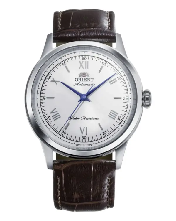 Orient Bambino Automatic Läderband Silver