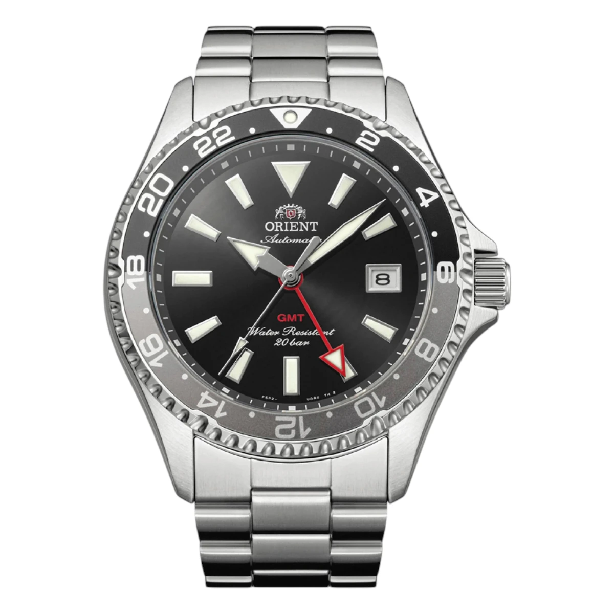 RA-BC0001B30B_1 Orient Mako GMT Automatic Svart