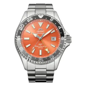 Orient Mako GMT Automatic Orange