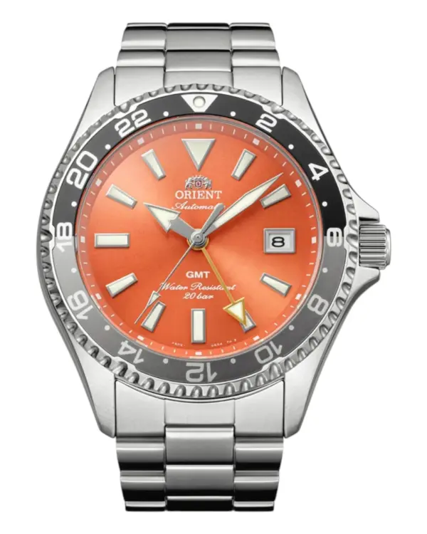 Orient Mako GMT Automatic Orange