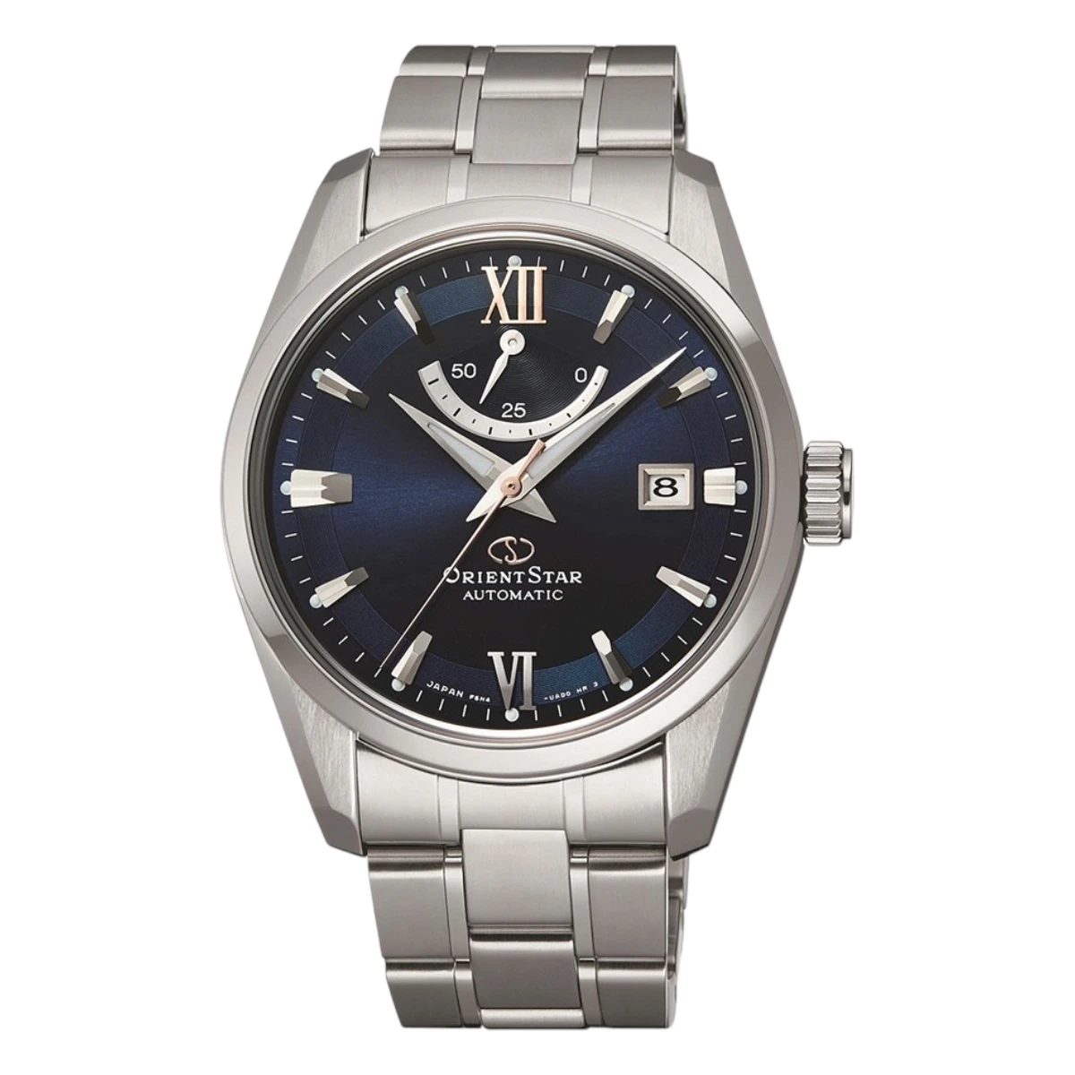 RE-AU0005L00B_1 Orient Star Classic Automatic Stållänk Blå