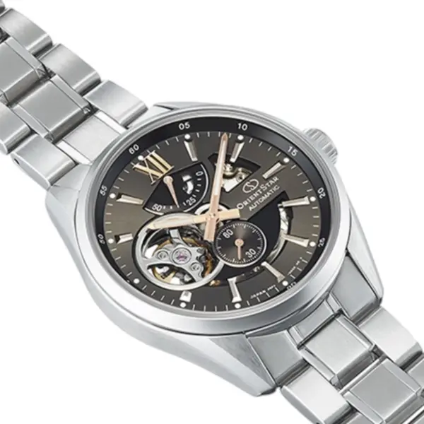 Orient Star Modern Skeleton Automatic Stållänk Grå, bild 2