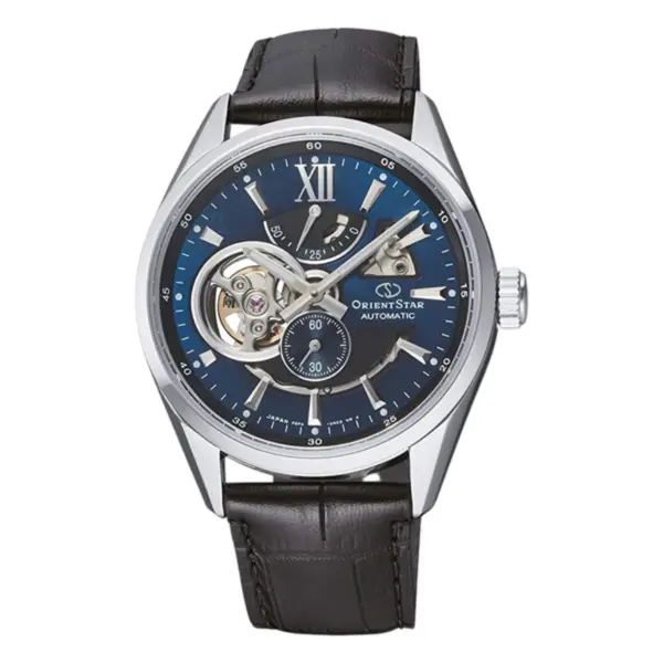 Orient Star Skeleton Automatic Läderband Blå