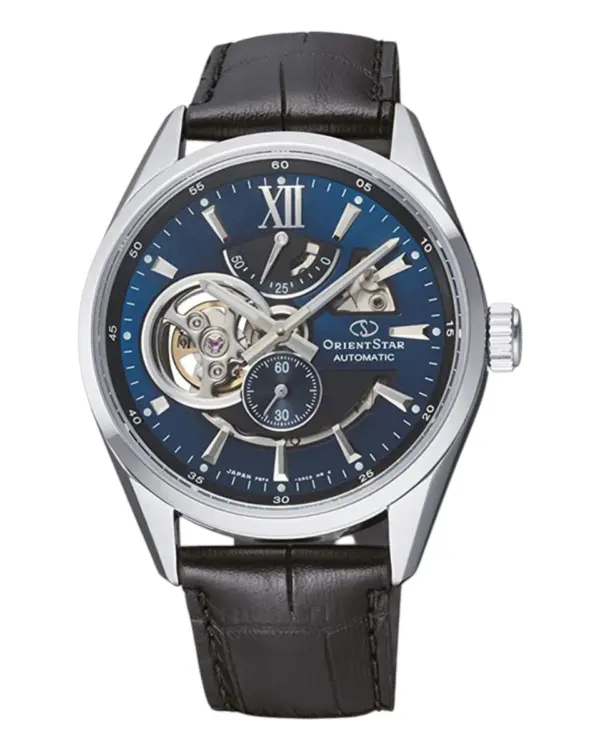 Orient Star Skeleton Automatic Läderband Blå
