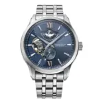 Orient Star Skeleton Automatic Stållänk Blå