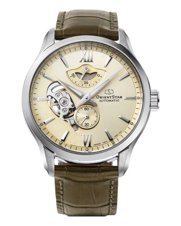 Orient Star Skeleton Automatic Beige