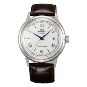Orient Bambino Version 2 Automatic Läderband Vit