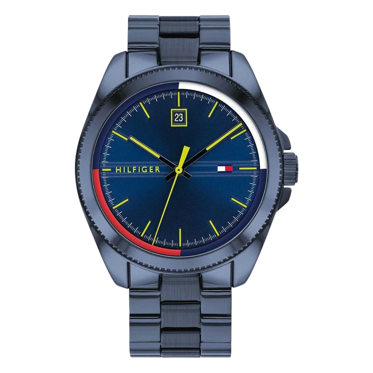 TH1791689_1 Tommy Hilfiger Quartz Svart Stål Blå - Bild 1