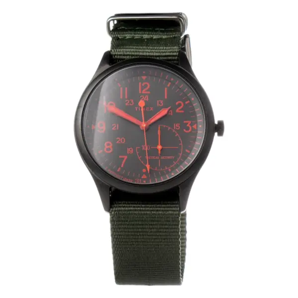 Timex herrklocka med nylonarmband Grå