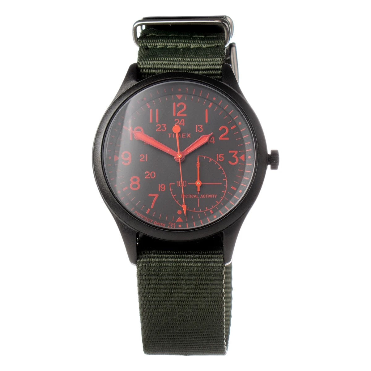 TW2V11000LG Timex herrklocka med nylonarmband Grå