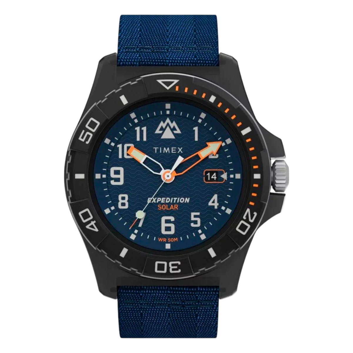 TW2V40300 Timex Expedition Freedive Ocean solardriven med textilarmband Blå