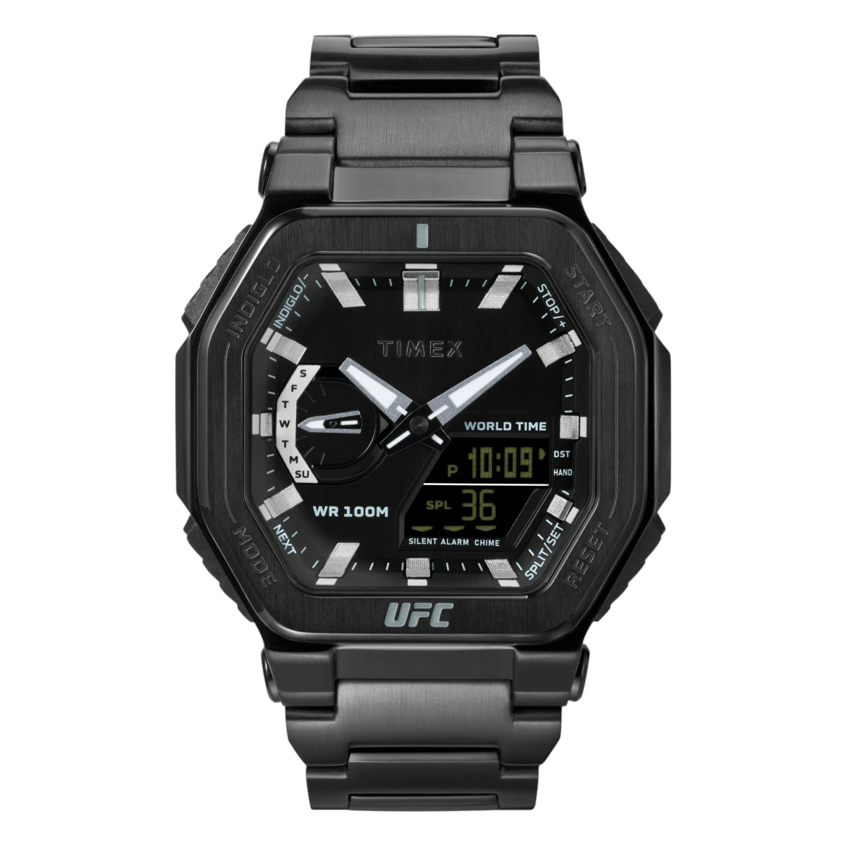 TW2V84800 Timex UFC Colossus analog och digital med stållänk Svart